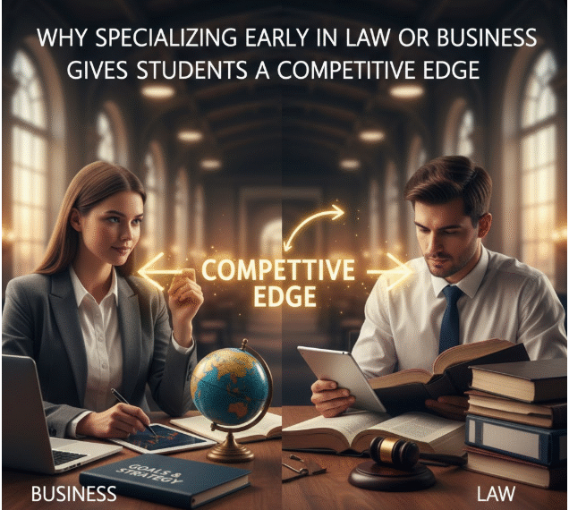 Why Specializing Early in Law or Business Gives Students a Competitive Edge
